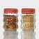 Glass banks for bulk products of the Koral share, 2 items: 500 ml, 9 × 12.5 cm