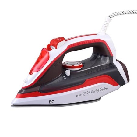 Iron BQ SI1002, 2600 W, ceramic sole, 30 g/min, 320 ml, white-red-2