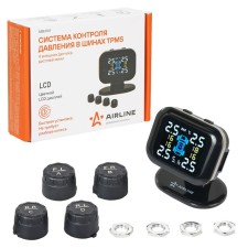 Airline TPMS tire control system, 4 outside the sensor, mini display