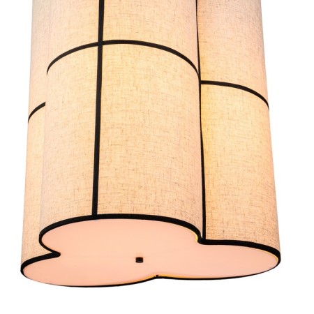 Suspended Indigo lamp, 13019/b/3p Black. 3x60W, E27, 400x400x520/2020 mm, beige color-3