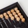 Black silver backgammon, wooden board 29 x 29 cm