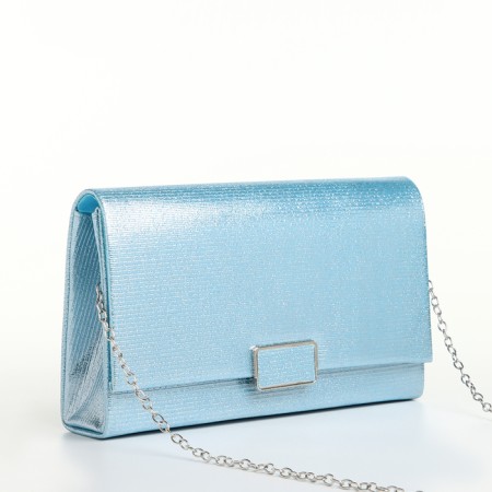Women's bag on magnet, blue color-2