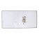 A4, 75 mm registrar, calligrata, PVC, embossing "Len", metal edging, pocket for a spine, collected, green, mix