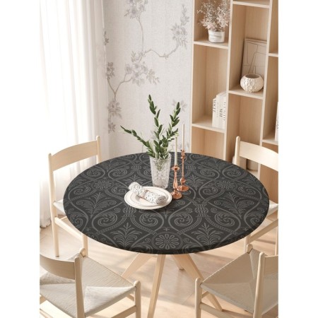 The tablecloth "Empire luxury", round, oxford, elastic band, size 140x140 cm, diameter 105-120 cm-2