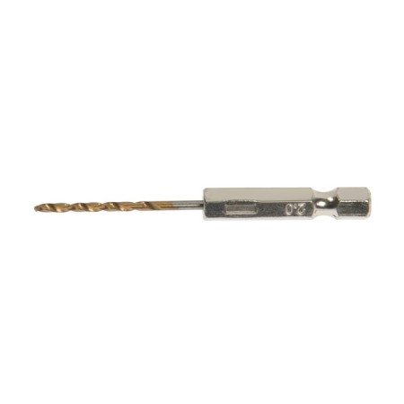 Tundra metal drill, HSS-tin, hexagonal shank, 2 x 35 mm-1