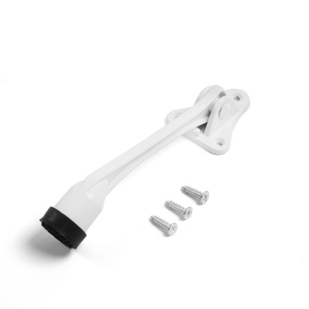 Door locomard lock, "goat leg", white color-10