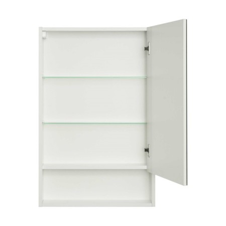Aquaton Skandi Carder Mirror, 55 cm, white color-1