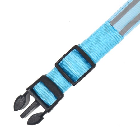 Collar with backlight double strip size S, Osh 35-43 x 2.5 cm, 3 glow lumines-4