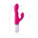 Lovense Nora vibrator with clitoral stimulant, silicone, pink color, 20 cm