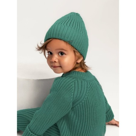 Knitted Knitted Children's Pure Love Tot, height 74 cm, green color-18