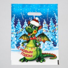 Dragon package, plastic, with a cut pen, 29 x 38 cm, 30 μm