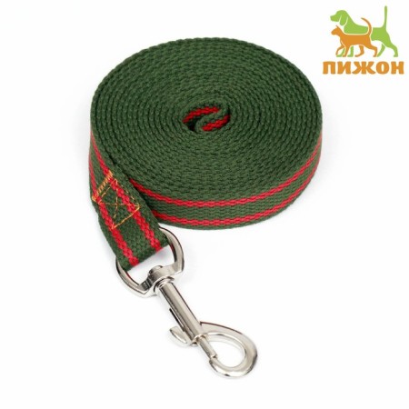 Landing canvas, 3 m x 2 cm, khaki/red