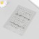 Stamp for creativity Silicon "English alphabet and twig" 16x11 cm