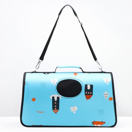 Bag - Animal Carriage "Traveler", Blue, Size L, 53 x 21 x 29 cm-1