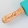 Rock "Provence", 31 x 4 cm, silicone, wood, turquoise color