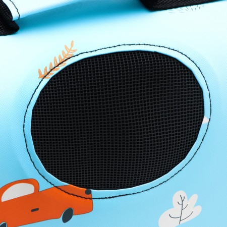Bag - Animal Carrying "Traveler", Blue, Size S, 37.5 x 17 x 22 cm-7