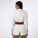 Women's belt, width 10 cm, red color