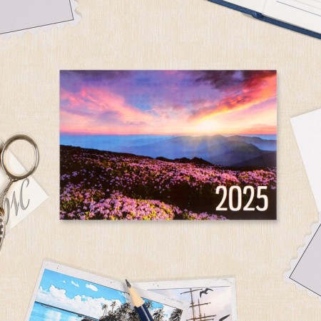 Pocket calendar "Nature" MIX 2025, 7 x 10 cm-3