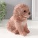 Figure "Puel Poodle" 14.5 x 10 x 14 cm.