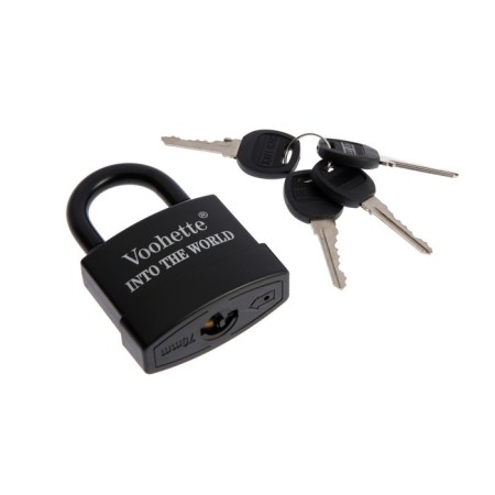 The castle is hinged, 70 mm, copper cylinder, moisture -proof, short puff, 3 keys mix-1