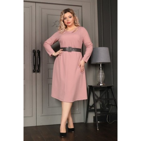 Women's dress, size 54, pink color