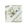 Fanny Bunny corner towel, size 80x80 cm, beige color