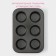 The form for baking the share "Jacqueline. Circle ”, 26 × 18 × 3 cm, 6 cells, a removable bottom, anti -stick coating, black color