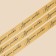 A satin tape, gift packaging, “handmade”, gold, 2 cm x 22.5 m