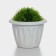Kashpo wall “Felicia”, 1 l, d = 16 cm, marble color