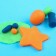 Modeling dough, 12 colors, 15 g each, blue tractor