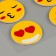 A set of stickers from EVA "Smiley", 8 pcs., Mix