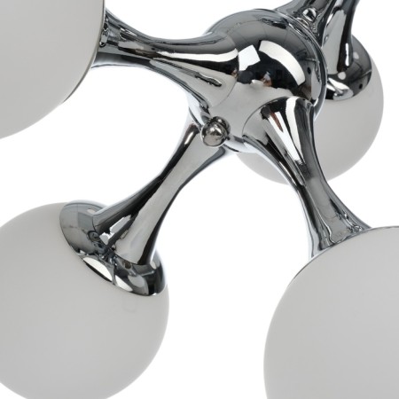 Chandelier "Molecule" 5he27 chrome 60x55x52 cm-5