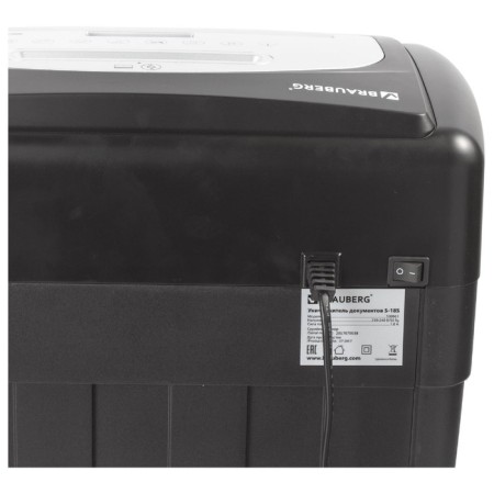 Schroeder Brauberg S18-S (P-2), silent, stripes of 6 mm, 18 sheets, brackets, pl. Cards, CD, 28 liters-3