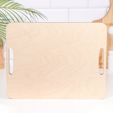 Cutting board is a “dark tree” 36x28 cm-2