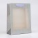 Packet Holography with a window, "silver", s 23.5 x18 x 8.5 cm