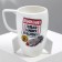 Ceramic mug “The most brave”, 300 ml, white color