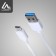 Luazon cable, microUSB - USB, 1 A, 1.5 m, thickened, white