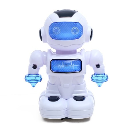 The Cosmobot robot, drives, light and sound effects, works from batteries-1