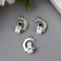 Decor for creativity Metal "Cosmonaut for a month" Emal 2x1.5 cm