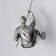 Souvenir Polystone "Fending the top" Left, blackened silver 18x8 cm