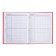 Universal diary for grades 1-11 gold on red, hard cover, matte lamination, 3D foil, 40 sheets