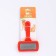Pucrheck "Simple" with drops, with a plastic handle of 9.2 x 13.2 cm, red