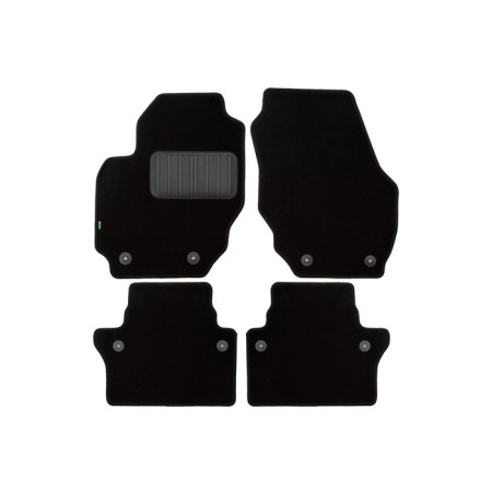 Rugs in the Standard Salon for Volvo S80 automatic transmission 2006-2010, 2009-2013, 2013-2016, sedan, 4 pcs., Textile