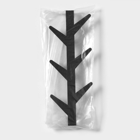 Wall hanger "Birch", 60.5 × 23.5 × 5.5 cm, black color-6