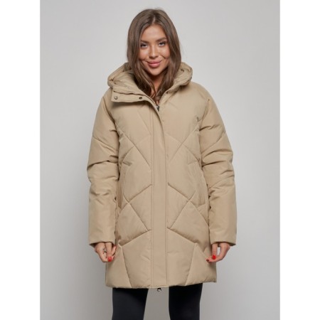 Winter jacket, size 48, light brown color-5