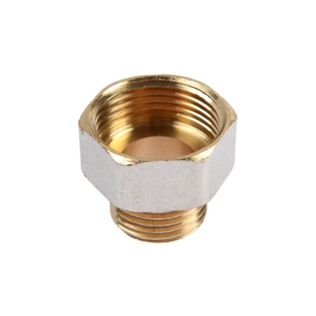 Otmo adapter, 3/4 "x 1/2", internal/outer thread, nickel -plated brass-1