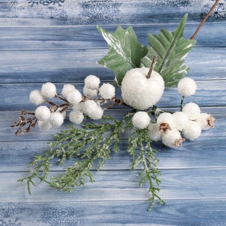 Decor "Winter Miracle" Apple Berries Greens 30 cm