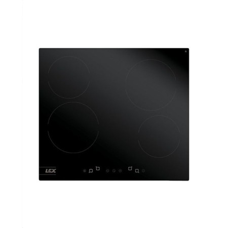 The hob Lex EVH 640 BL, electric, 4 burners, sensor, black