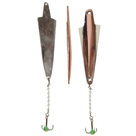 Vertical Winter Lucky John Wing Vertical Winter with a chain and a tee, 6.4 cm, 10 g cs blister