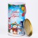 Gift box, tube "New Year's musicians" 120x220mm